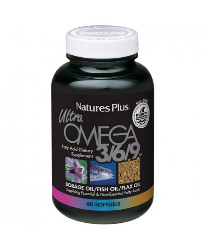 Nature's Plus Ultra Omega 3/6/9 60caps